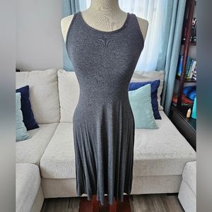 Gray Midi Dress